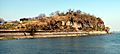 Remains of Hara castle as seen from the sea