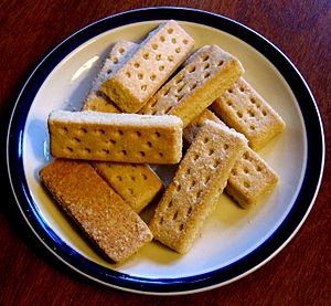 Shortbread fingers