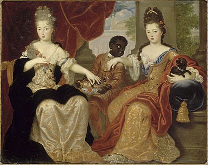 The sisters Mademoiselle de Blois and Mademoiselle de Nantes by Philippe Vignon