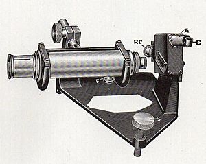 Wilson-Kaye tilted gold-leaf electrometer