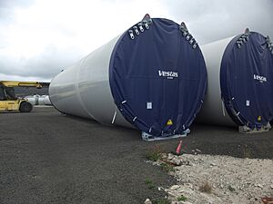 Wind turbine components, Burnie 20190310-001