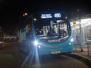 Arriva Kent Thameside 4266 on Route 490, Bluewater Shopping Centre (15997539816)