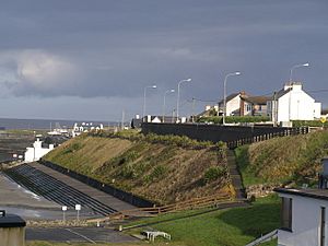 Bathing terrace at Enniscrone