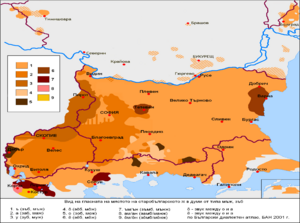 Bulgarian dialect map-yus