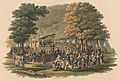 Camp meeting of the Methodists in N. America J. Milbert del M. Dubourg sculp (cropped)