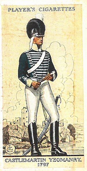 Castlemartin Yeomanry Cigarette Card