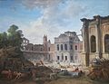 Demolition of the Château of Meudon by Hubert Robert, Getty Center