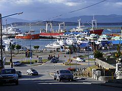 Hafen von Ushuaia, Argentinien