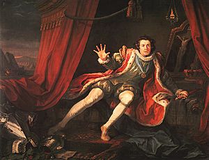Hogarth, William - David Garrick as Richard III - 1745