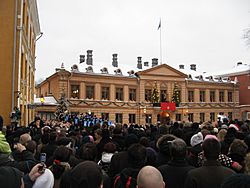 Julfred utlyses Gamla Stortorget 2009