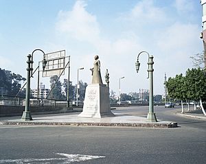 Oum Kalsoum Monument Zamalek Cairo Jan-2006