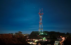 Sutro Tower at Midnight