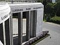 The southeast point of the star-shaped Mardasson Memorial