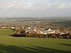 Warbstow Cross houses from Warbstow Bury - geograph.org.uk - 712297.jpg