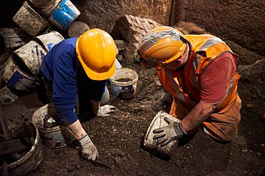 Williamson Tunnels - Excavation Work