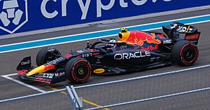 2022 Miami GP - Red Bull RB18 of Sergio Pérez