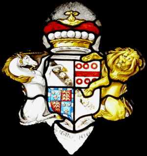 Arms LuciusHenryCary 6thViscountFalkland ClovellyChurch Devon