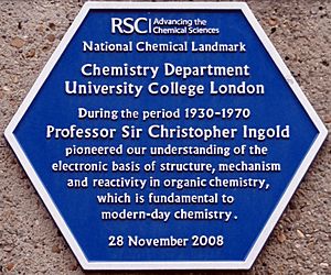 Christopher Ingold plaque