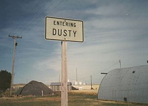 Entering Dusty, WA