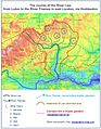 Lea Valley topographic map