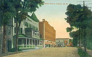 Main Street in Lisbon, NH