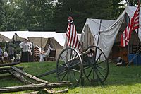 Mount Independence reenactors