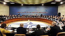 NATO Ministers of Defense and of Foreign Affairs meet at NATO headquarters in Brussels 2010.jpg