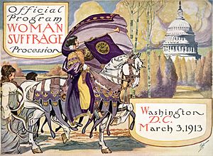 Official Program Woman Suffrage Procession - March 3, 1913