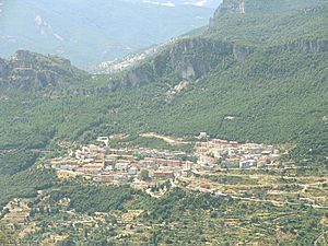 Panorama of Osini