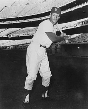 Portrait of the baseball player Maury Willis ca1960 (cropped)