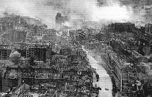 Ruined Kiev in WWII