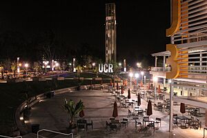 UCR Belltower night