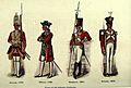 British old infantry uniforms