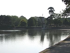 Coate water diving board