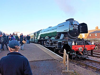 Flying Scotsman at Dereham