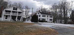 Houses in historic Hillsborough Center