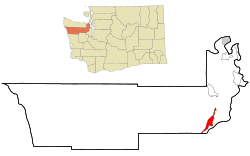 Location of Brinnon, Washington