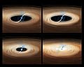 Neutron star magnetic fields simulation