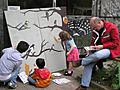 Painting canvas LWT Gunnersbury Triangle