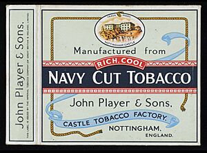 Player's Cigarettes packet(back) Wellcome L0040516