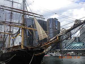 Replica of the James Craig Ship at the Australian National Maritime Museum, Pyrmont