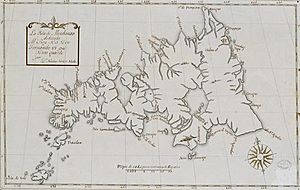 Spanish map of Mindanao