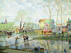 Spring. Kustodiev