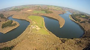 Stausei Uewersauer aerial