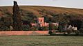 Sunset on Edington Church - geograph.org.uk - 449417