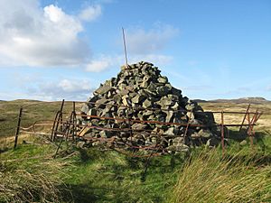 111007 Auchenbourach Hill cairn