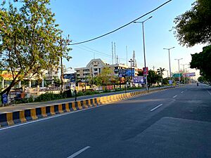 A road in Moradabad