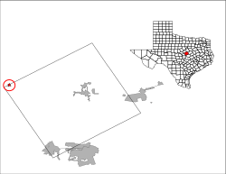 Coryell County Evant.svg