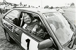 David Lange in car