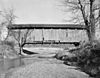 Leatherwood Station Covered Bridge BW.jpg